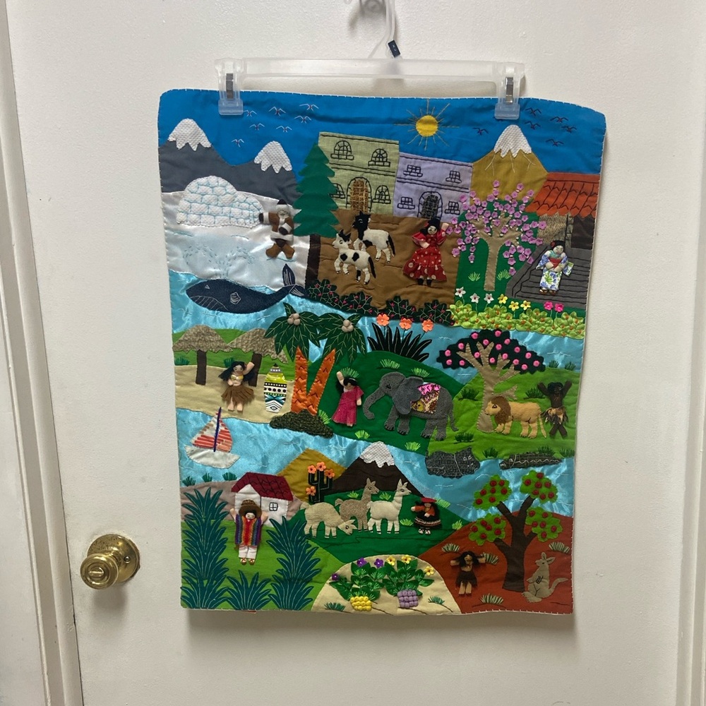 Colorful Handmade Tapestry Wall Hanging
